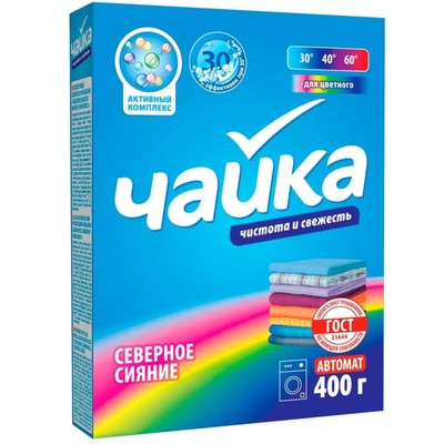 Сонца Чайка Стиральный порошок 0.4 кг Автомат для Цветного Северное Сияние
