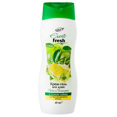 Витэкс Exotic Fresh Juise Крем-Гель для душа Лайм и Лемонграсс с лаймом 500 мл