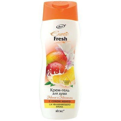 Витэкс Exotic Fresh Juise Крем-Гель для душа Манго и Магнолия с соком манго 500 мл