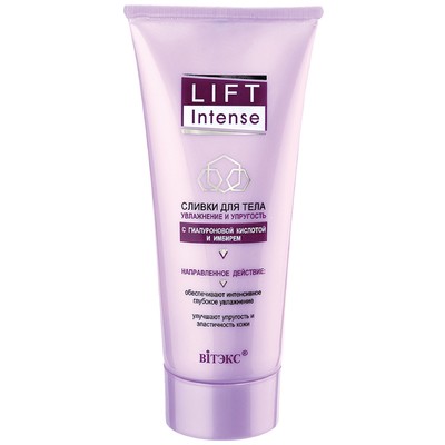 Витэкс Lift Intense Сливки для тела увлажнение и упругость с гиалуроновой кислотой и имбирем 200 мл