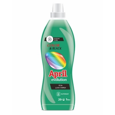 Сонца April Гель для стирки Evolution 3D 1000 мл Автомат COLOR & BLACK