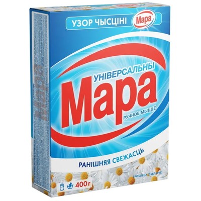 Сонца Мара Стиральный порошок Универсальный УТРЕННЯЯ СВЕЖЕСТЬ ручная стирка, 400 г.