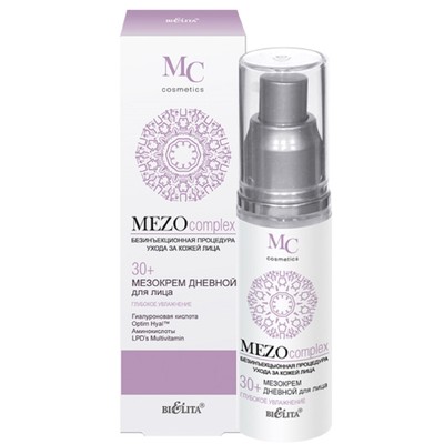 Белита MEZOcomplex МезоКРЕМ дневной для лица Глубокое увлажнение 30+, 50мл
