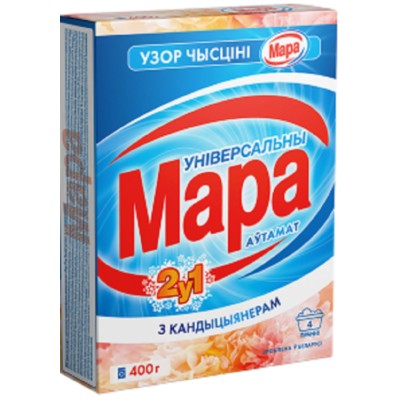 Сонца Мара Стиральный порошок Автомат 2в1 Универсальный с кондиционером 400 г
