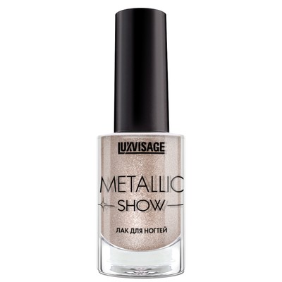 LUX visage Metallic show Лак для ногтей 302 ПЛАТИНОВЫЙ БЛЕСК
