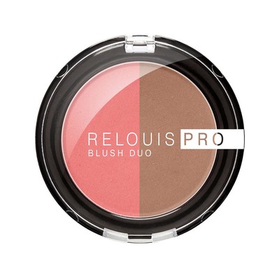 Relouis PRO  Румяна компактные Blush Duo тон 204