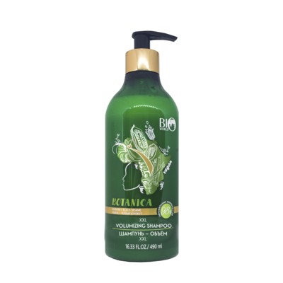 BIO WORLD BOTANICA Шампунь-объем ревень-черный кунжут 490мл