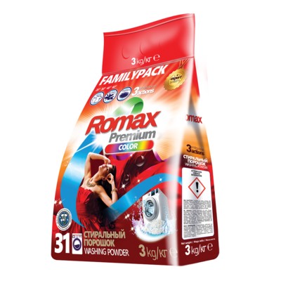 РОМАКС Romax Стиральный порошок Premium Color 3кг