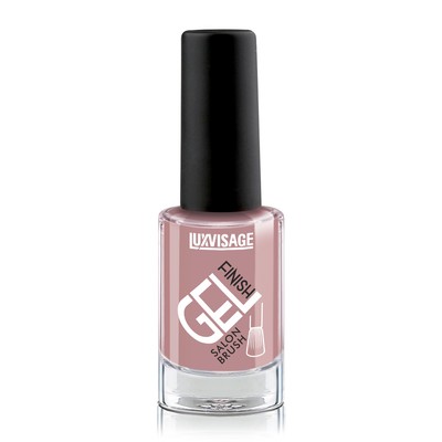 LUX visage Gel finish  Лак для ногтей GEL finish т 16 Темно-бежевый