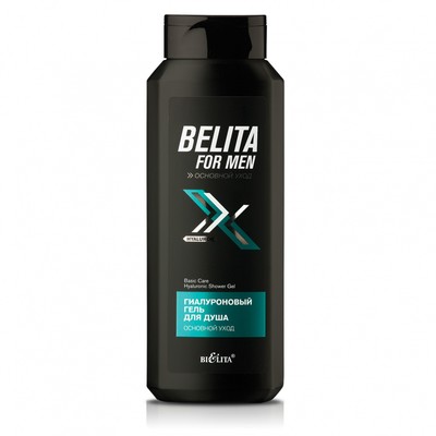 Белита For men  For Men Осн Уход Гель для душа Гиалуроновый 400мл