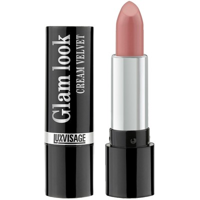 LUX visage Glam look Помада губная кремовая cream velvet 330 сливочное пралине