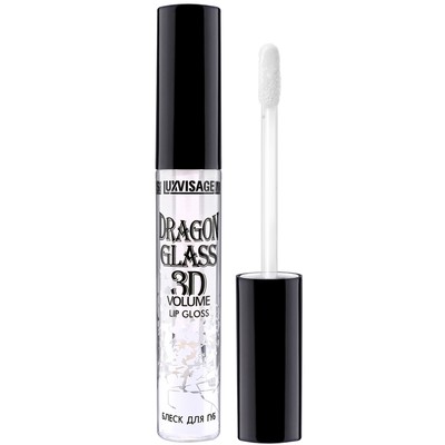 LUX visage DRAGON GLASS 3D volume  Блеск для губ 01 ПРОЗРАЧНЫЙ