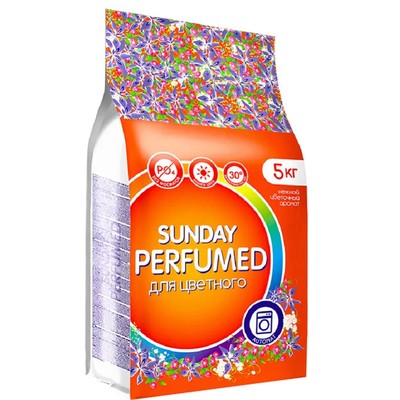 Сонца Sunday Стиральный порошок для цветного Perfumed Color автомат, 5 кг