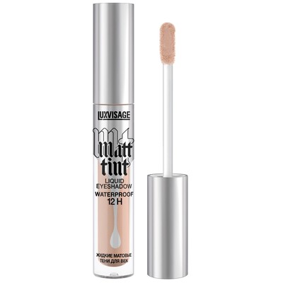 LUX visage MATT TINT WATERPROOF 12H Тени для век жидкие матовые 101 Cream Beige