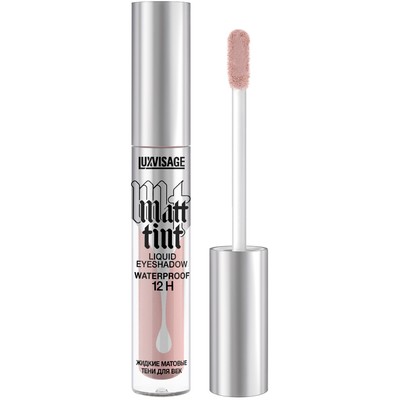 LUX visage MATT TINT WATERPROOF 12H Тени для век жидкие матовые 102 Dusty Rose