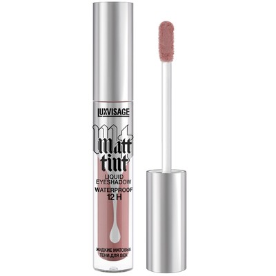 LUX visage MATT TINT WATERPROOF 12H Тени для век жидкие матовые 106 Dusty Mauve