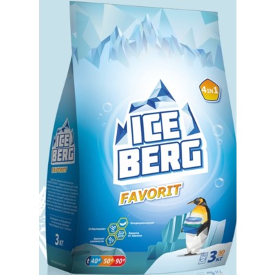 ICEBERG BARHIM Стиральный порошок FAVORIT 4в1 3кг Для всех видов стирки