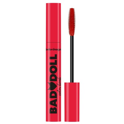 Belor Design Bad Doll Тушь для ресниц цветная объемная Chilli