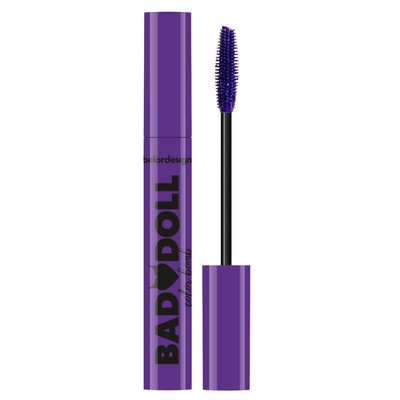 Belor Design Bad Doll Тушь для ресниц цветная объемная Violet