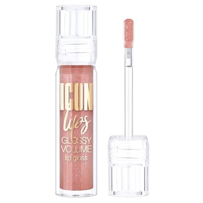 LUX visage ICON lips glossy volume  Блеск для губ с эффектом объема 505 Ice Beige