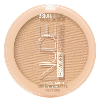 Belor Design NUDE HARMONY Пудра для лица тон 4 dark