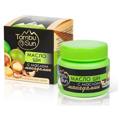Бизорюк TambuSun Масло Ши с маслом макадами, пластик, 50 мл