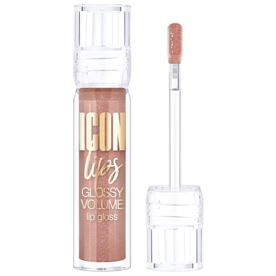 LUX visage ICON lips glossy volume  Блеск для губ с эффектом объема 507 Desert Taupe