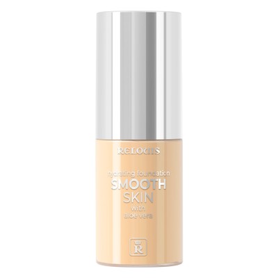 Relouis  Крем тональный увлажняющий Smooth Skin с алоэ вера тон 01 светлый бежевый