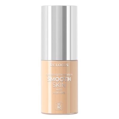 Relouis  Крем тональный увлажняющий Smooth Skin с алоэ вера тон 02 натуральный бежевый