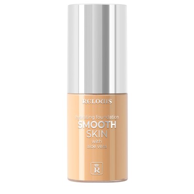 Relouis  Крем тональный увлажняющий Smooth Skin с алоэ вера тон 04 песочный бежевый