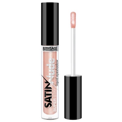 LUX visage SATIN NUDE SUPER STAY  Жидкие тени для век 202 Pastel Peach