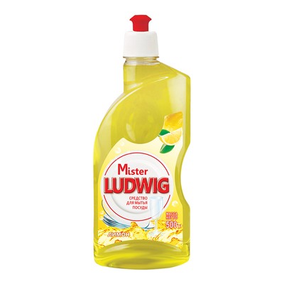 РОМАКС  Средство для мытья посуды "Mister Ludwig" Лимон 500г