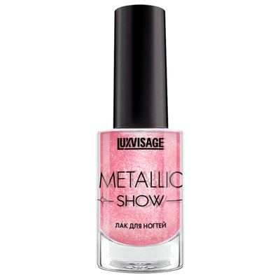 LUX visage Metallic show  Лак для ногтей т 308 Малиновый рассвет
