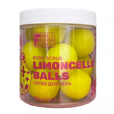FamiLy Forever Скраб для тела LIMONCELLO BALLS, 150г