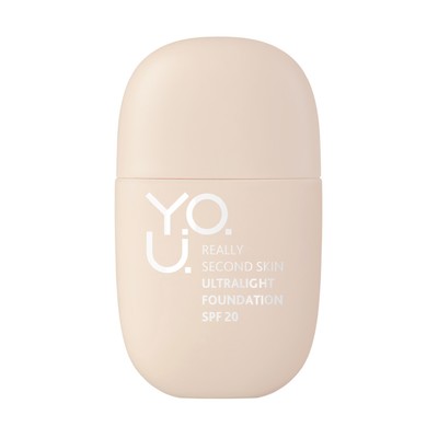 Relouis Y.O.U. Really Second Skin  Крем тональный ультралегкий Y.O.U. Really Second skin 40 Warm Beige