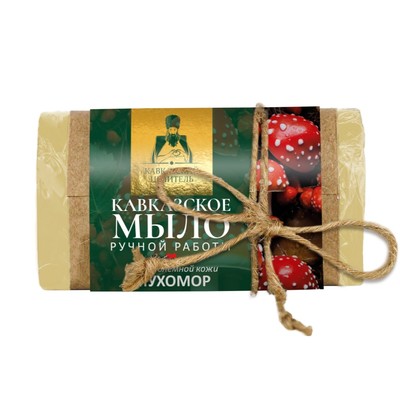 Бизорюк Кавказский Целитель Мыло с мухомором сердце 100 г