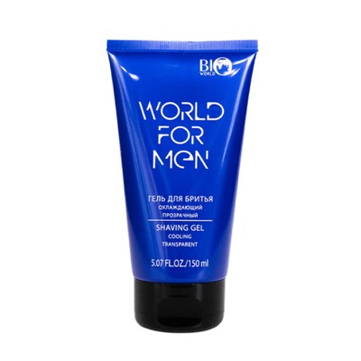 BIO WORLD FOR MEN  Гель для бритья Охлаждающий, 150 мл