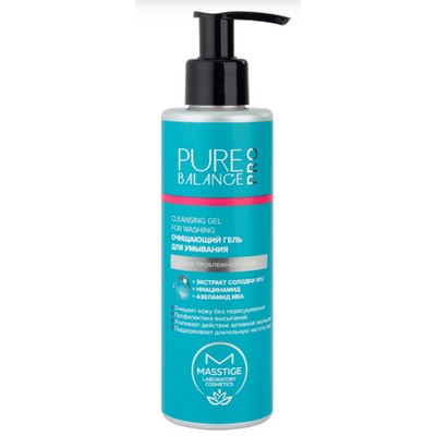 Masstige PURE BALANCE PRO  Очищающий гель для умывания, 200 мл