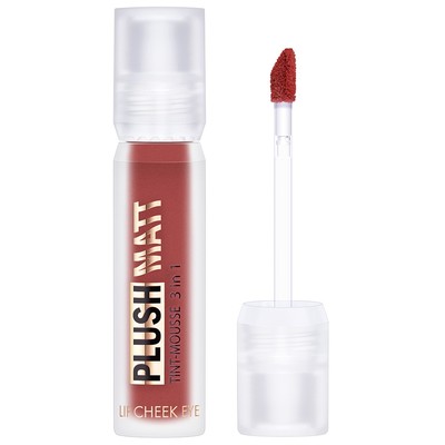 LUX visage PLUSH MATT Тинт-мусс 3 в 1 для губ, щек и век тон 306 Plumy Plum