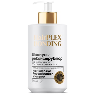 Белита-М HairPLEX BONDING Шампунь-реконструктор для интенсивного восстановения волос  400 г